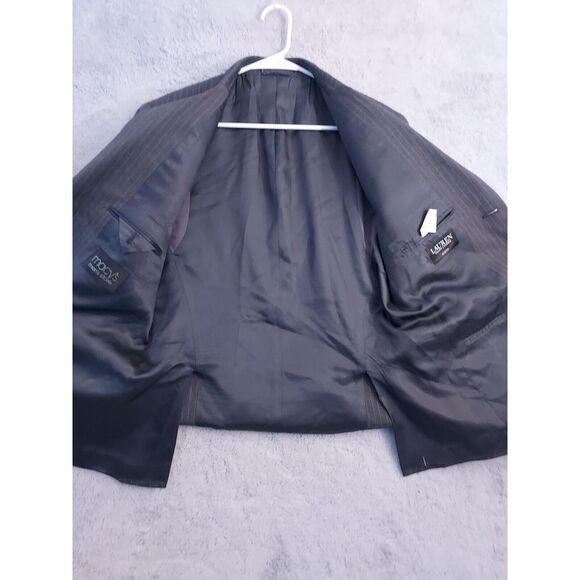 Lauren Ralph Lauren Blazer Mens 40S Short Slim Fit 100% Wool Pin Stripe Casual - Picture 5 of 14